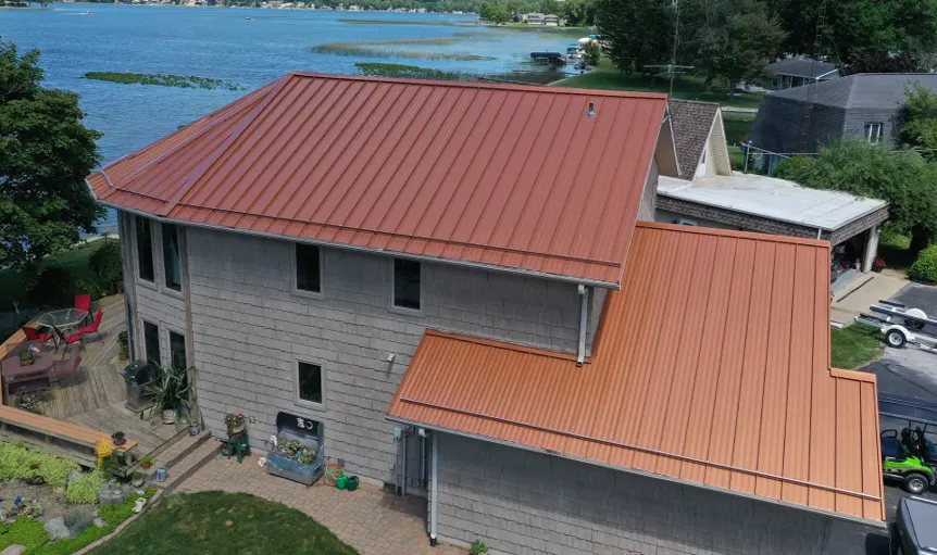 Commercial roof inspection documented in Sagamore
